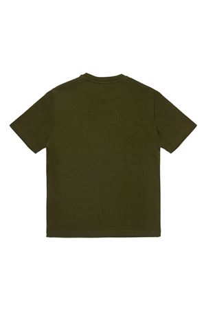 tshirt in cotone verde DSQUARED KIDS | DQ2464D004GDQ558